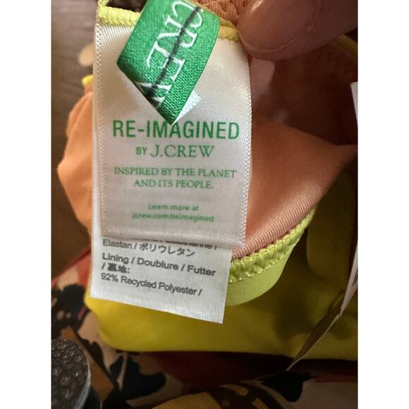 J.Crew Tie Shoulder Scoop Neck Bikini Top, Size 2X, NWT - Picture 5 of 6